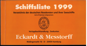 Die Deutsche Schiffsliste 1999 (1 St.) Eckardt & Messtorff